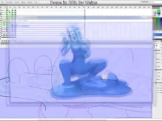 Mogi Origins - Slimegirl Blue Adult Scene (Making Of) free video