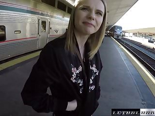 Catarina Gets Her Russian Pussy Plowed On A Speeding Train free video