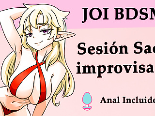 Spanish Joi Hentai, Sesion Sado Improvisada free video