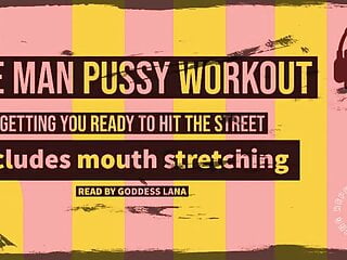 Getting Your Man Pussy And Mouth Hole Ready For The Street free video