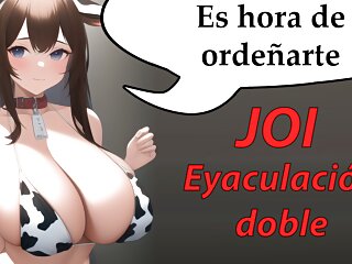 Spanish Joi Hentai, Cum 2 Times. Es Hora De Ordenarte free video