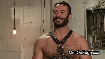 Hairy Gay Post Orgasm Torment In Bondage free video