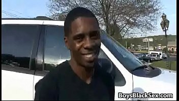Blacks On Boys - Gay Bareback Interracial Rough Fuck Video 15