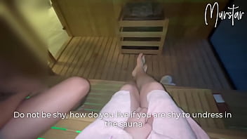 Risky Blowjob In Hotel Sauna… I Suck Stranger free video