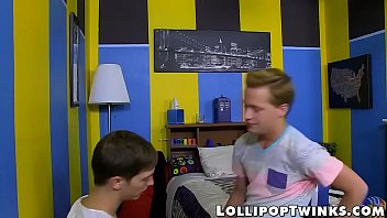 One Lick On The Lollipop And One Lick On The Twink Dick free video