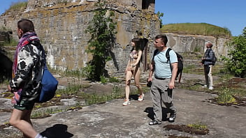 Nude Shooting At An Abandoned Military Base, Totleben Island. 4 free video