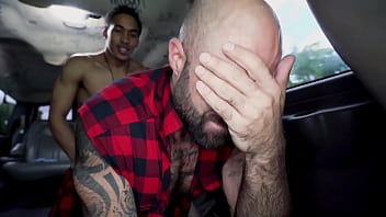 Baitbus - Atlas Grant Sucks Off Mateo Fernandez Then Gets His Hairy Ass Pounded free video