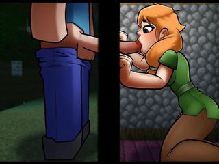 Hornycraft Minecraft Parody Hentai Game Pornplay Ep.36 Creeper Girl Is Having A Huge Shaking Orgasm As I Creampie Her free video