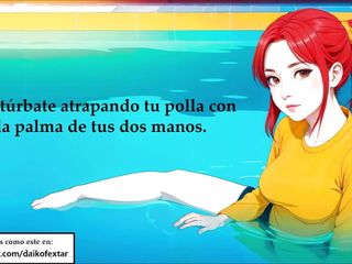 Joi Hentai, Naughty In The Pool. Spanish Voice free video