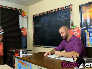 Black Twink Robbie Anthony Ass Fucked By Teacher David Chase free video