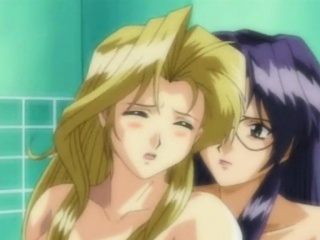 Lesbian Anime Coeds Group Sex In The Bathroom free video