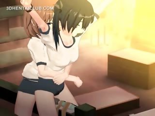 Tied Up Hentai Girl Gets Cunt Vibed Hard free video