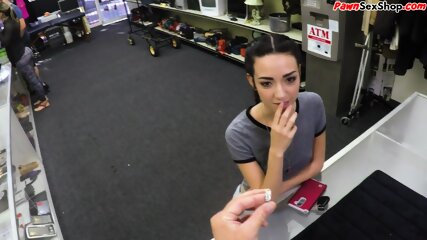 Petite Pawnshop Babe Sucking Pov Cock Before Facial Cumshot free video
